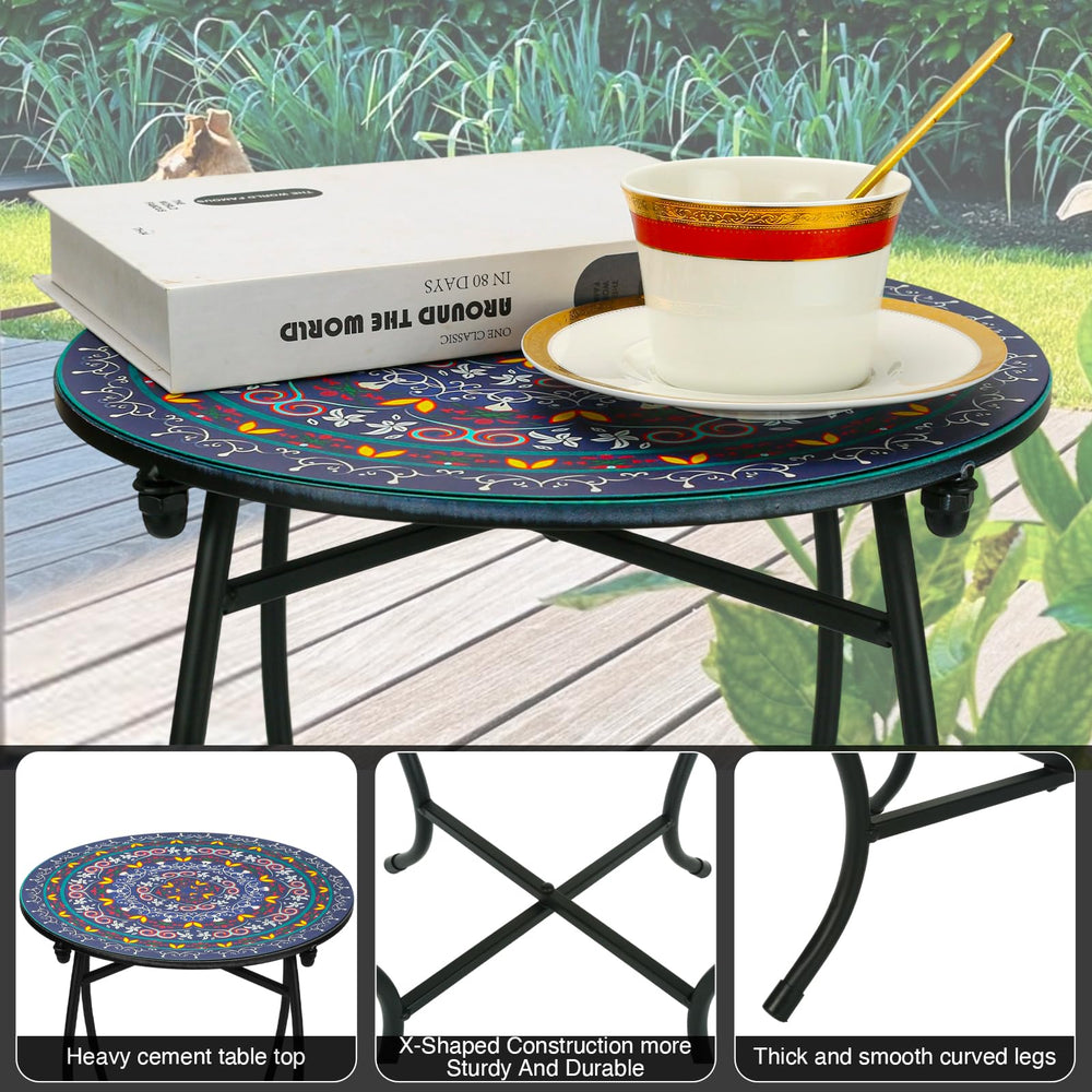 Fashion&cool table on balcony showing scale and space-saving benefit