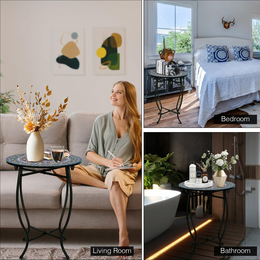 Fashion&cool table staged with plant and coffee showing versatile use benefit