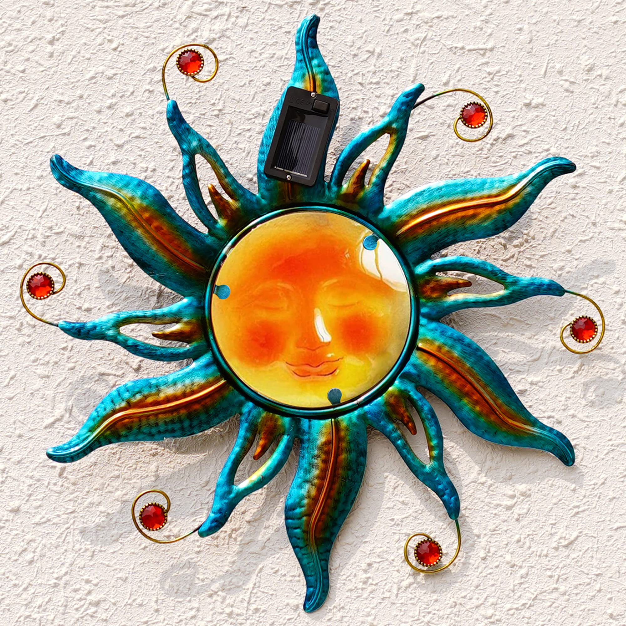 Fashionoda sun face front view showing decorative design and curb appeal