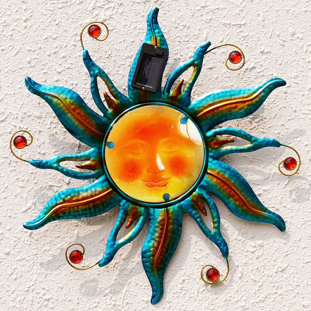 Fashionoda sun face front view showing decorative design and curb appeal