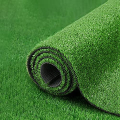 Fasward front view of 4x11 ft artificial grass rug showing full coverage benefit