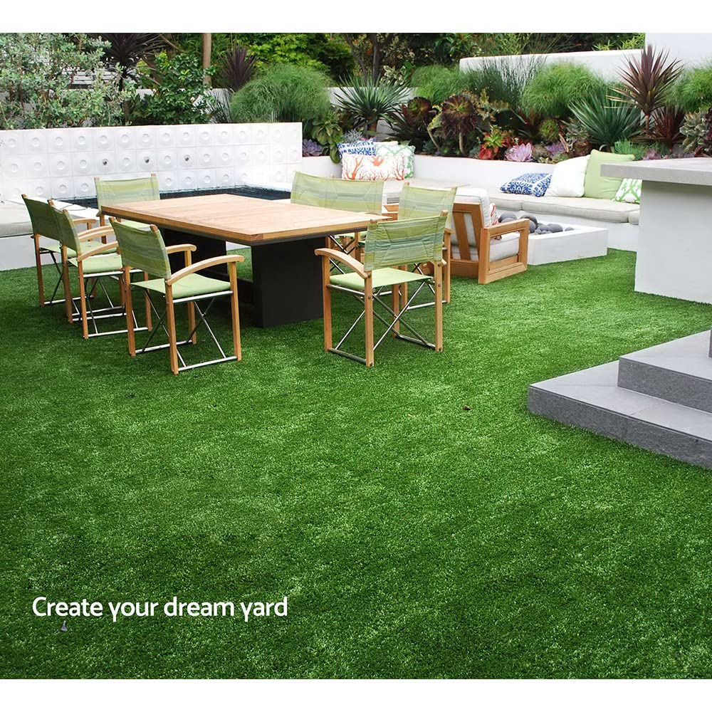 Fasward lifestyle patio scene showing instant green upgrade and low maintenance