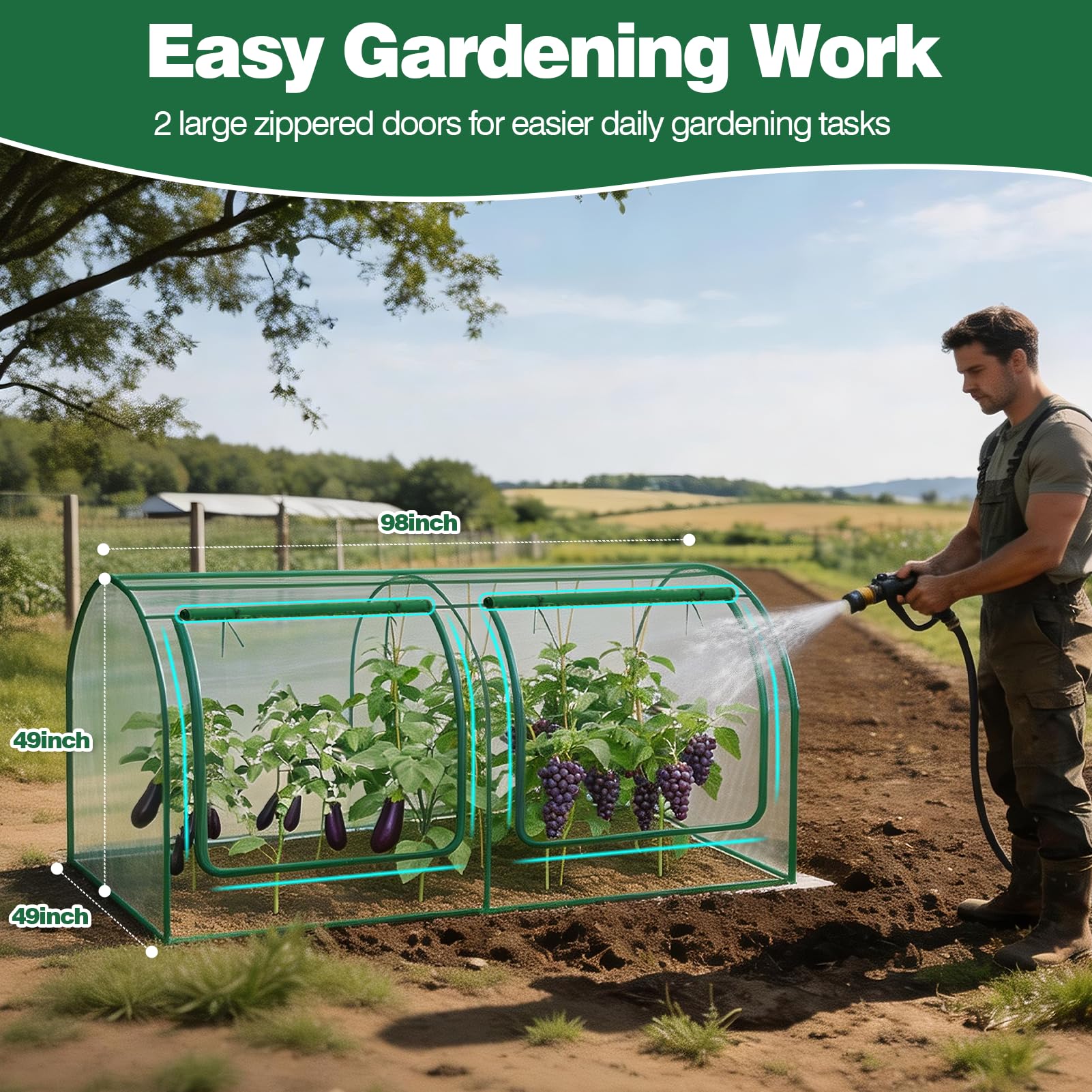 Fatazoii zipper door detail highlighting smooth, durable access