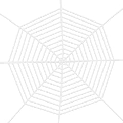 FathiSooc front packaging showing outdoor-ready spider web set and quick staging benefit