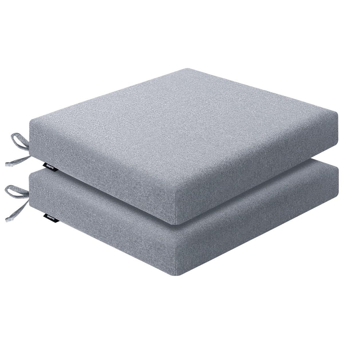 Favofamilie front view of light grey cushion set shows clean design and durable look