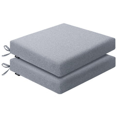 Favofamilie front view of light grey cushion set shows clean design and durable look
