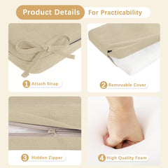 Favoyard foam cutaway view showing 28D high-resilience core for fast rebound comfort