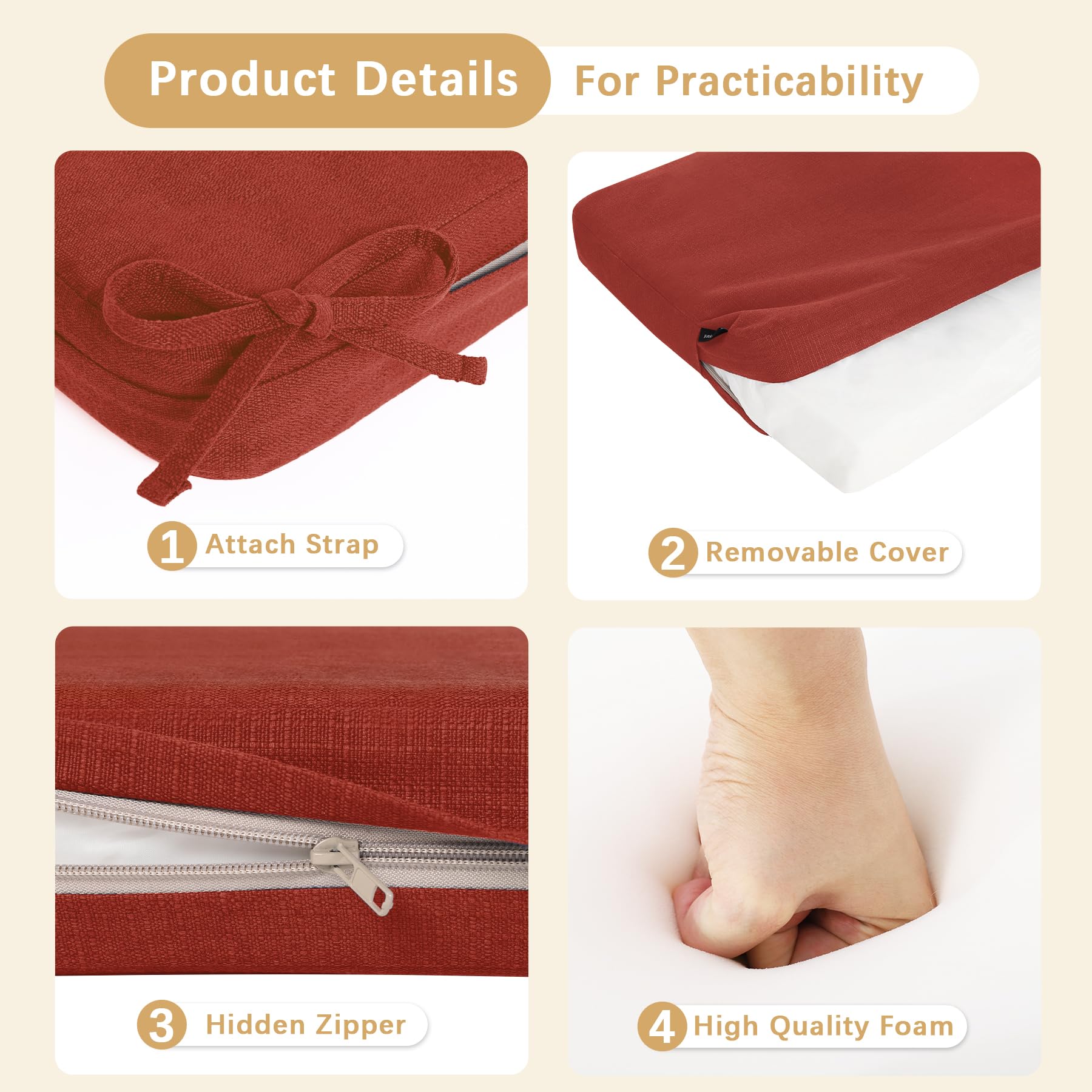 Favoyard hidden zipper detail demonstrating secure closure and water protection benefit