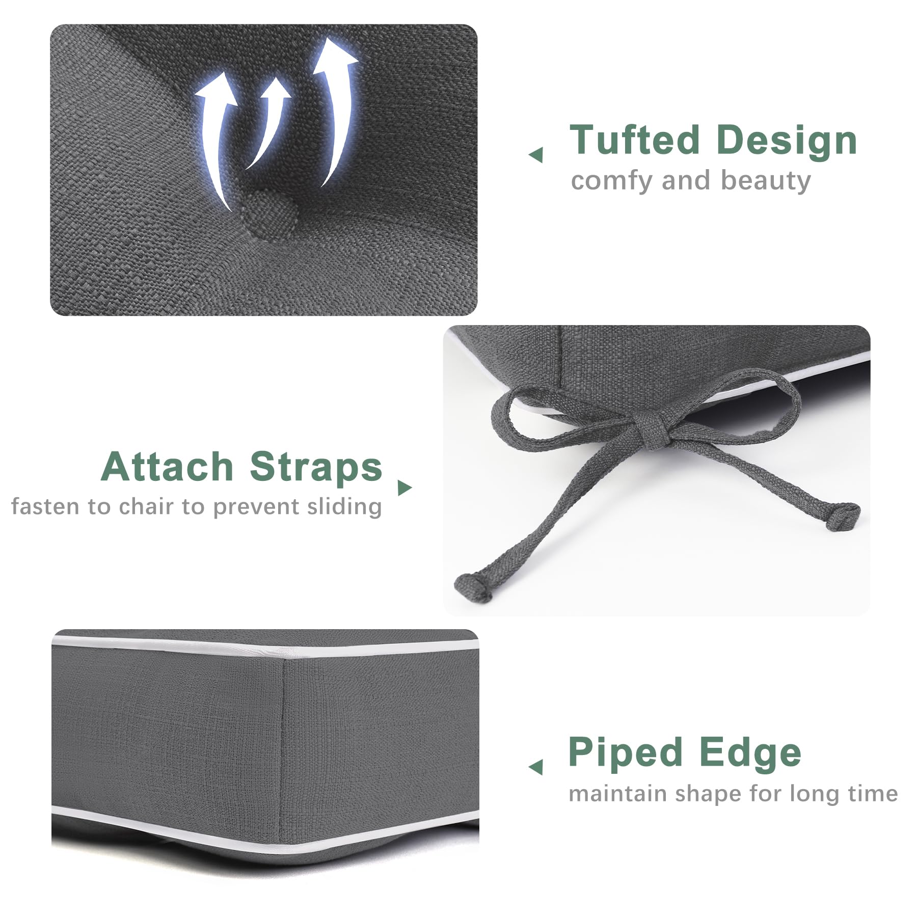 Favoyard piped edge close-up highlighting reinforced seams and shape retention