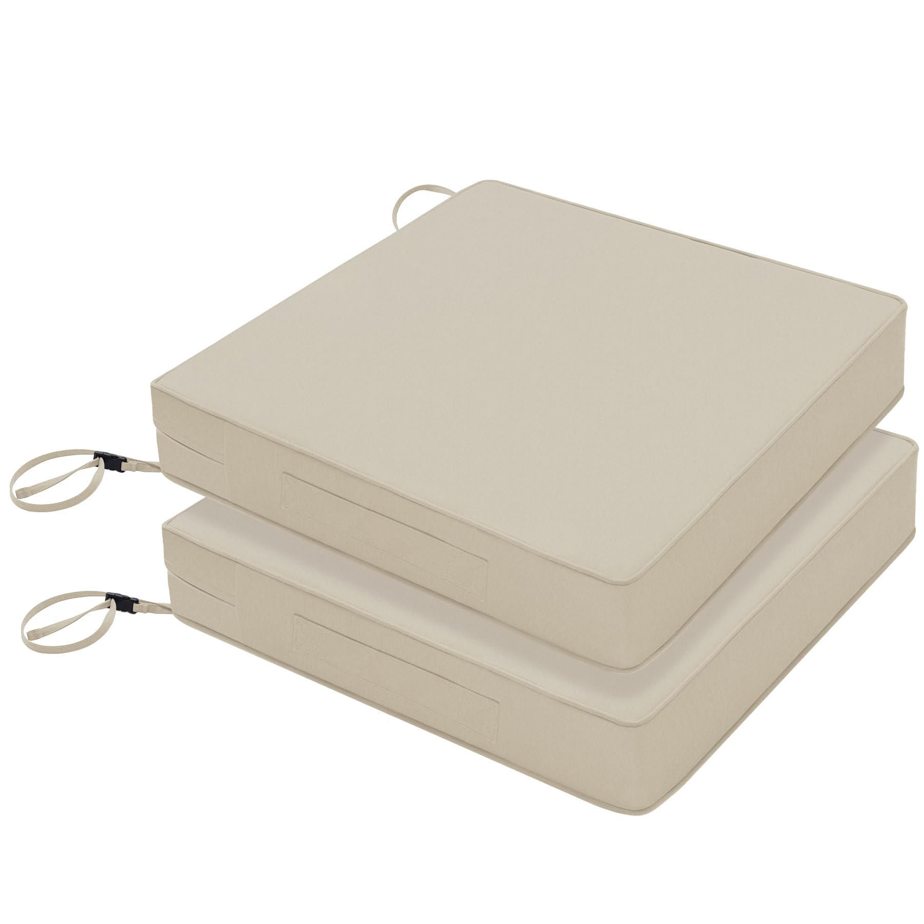 Favoyard front view cushion showing clean lines and weather-ready cover