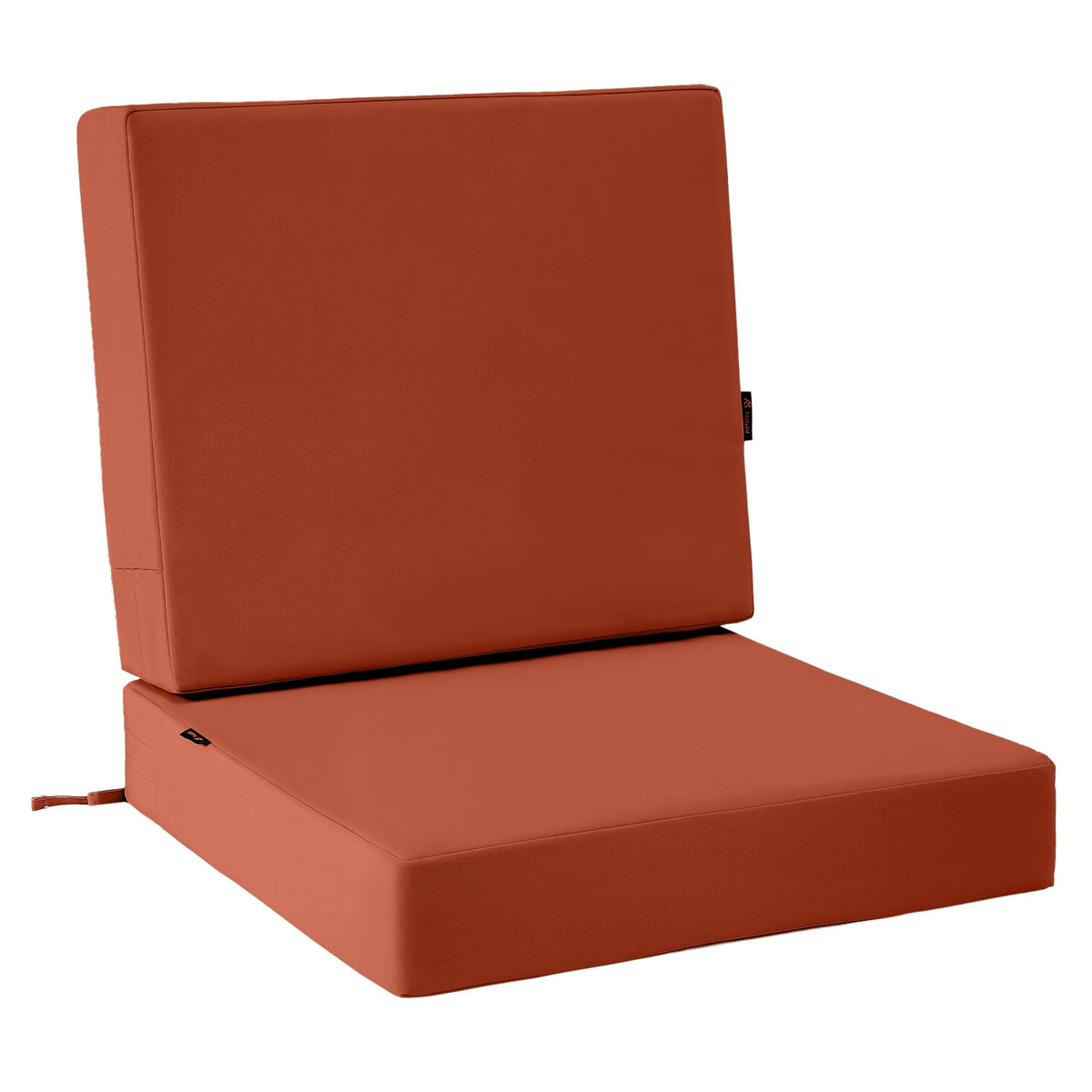 Favoyard front view of seat and back cushions showing clean fit and comfort