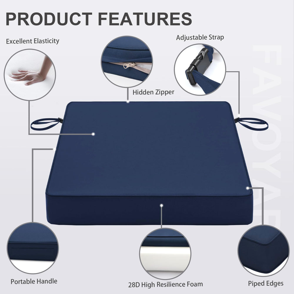 Favoyard side handle close-up for easy carrying and repositioning outdoors