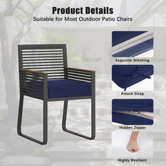 Favoyard cushion on patio chair showing stable seating and outdoor use