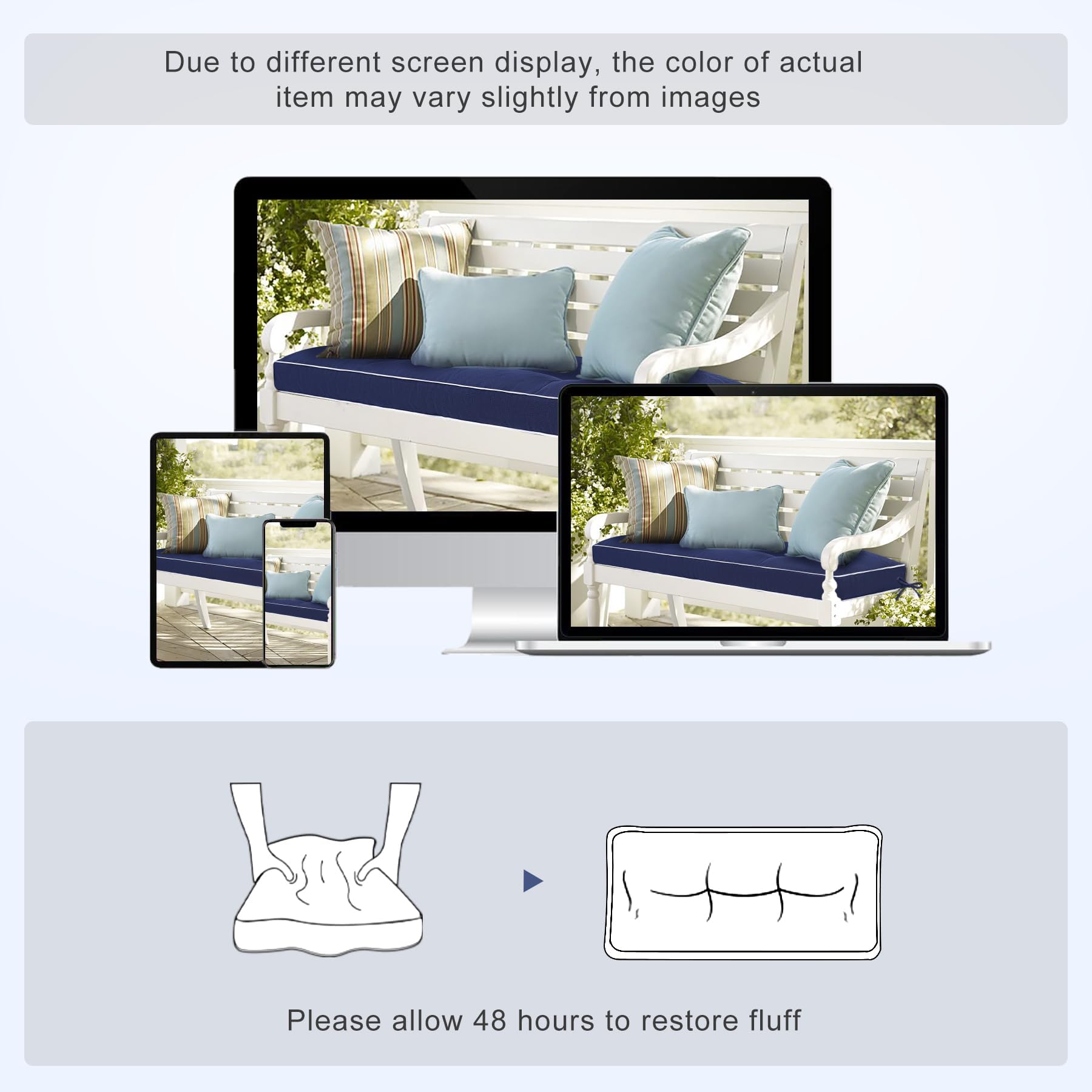 Favoyard cushion on indoor window bench enhancing seating and décor