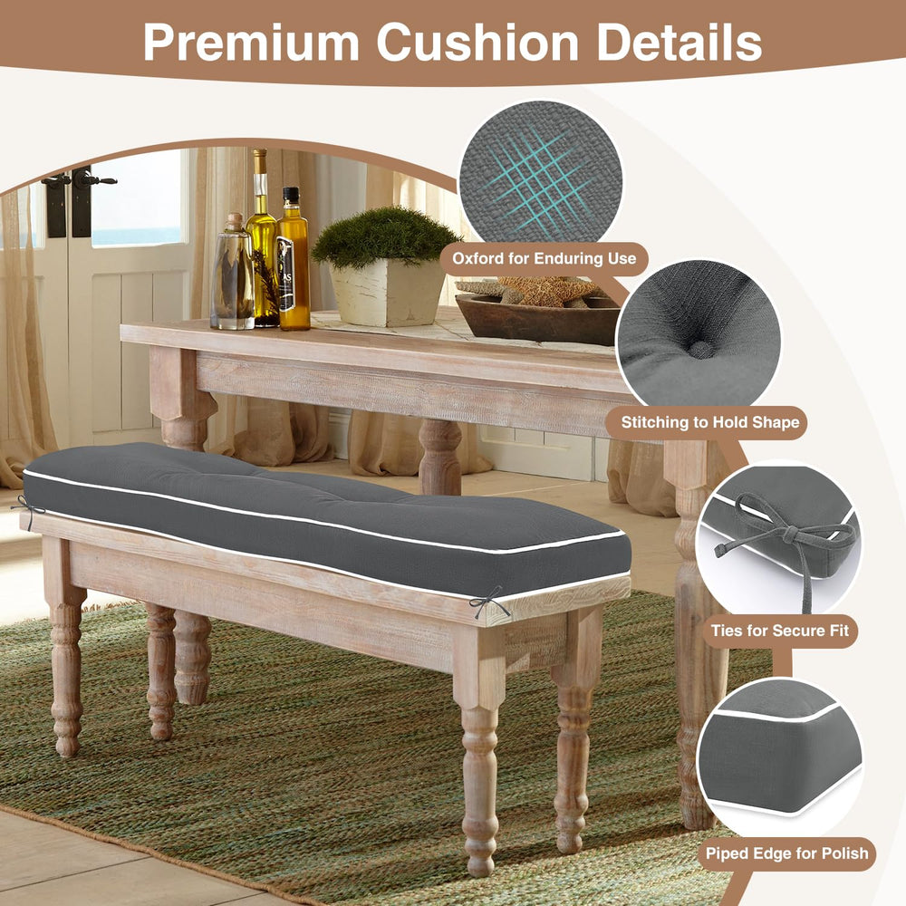 Favoyard lifestyle patio seat image showing cushion adding comfort and weather-ready style