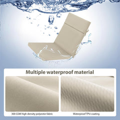 Favoyard segmented cushion installed on chair showing improved contouring and support