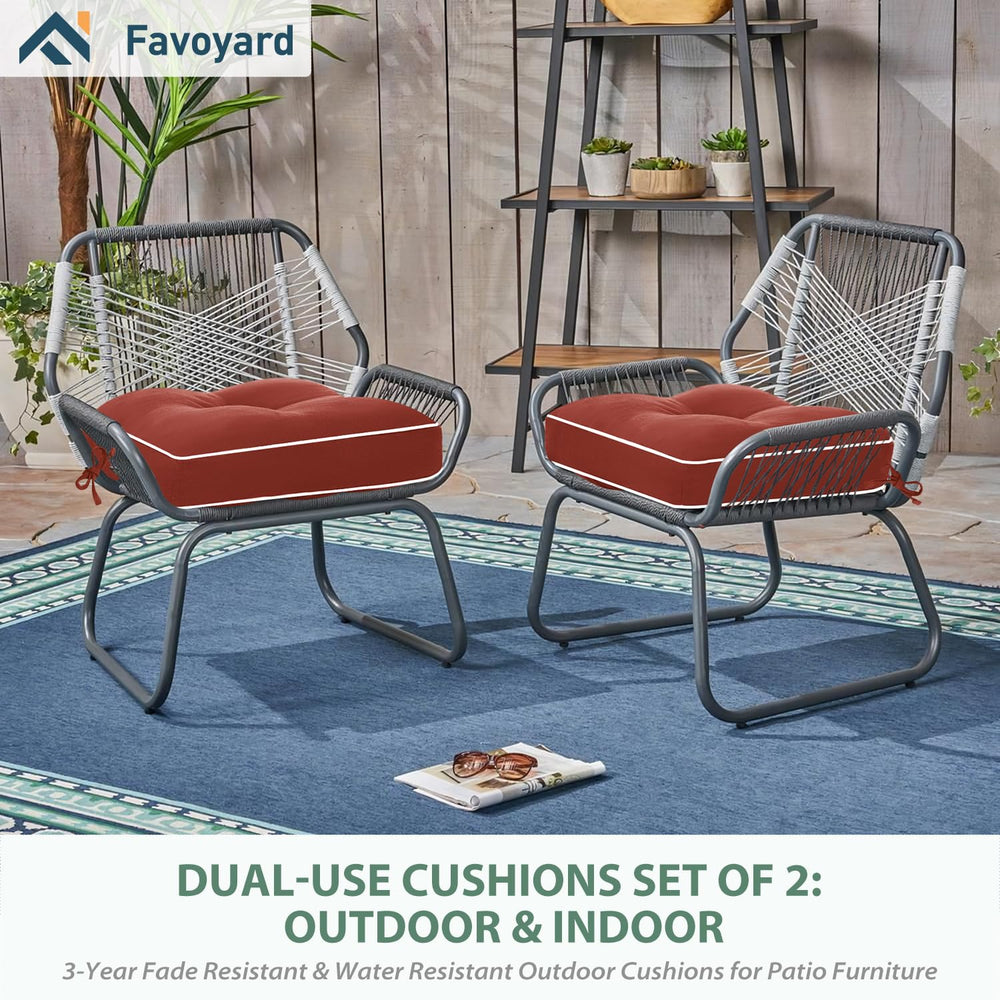 Favoyard cushion side view highlighting piped edge for shape retention