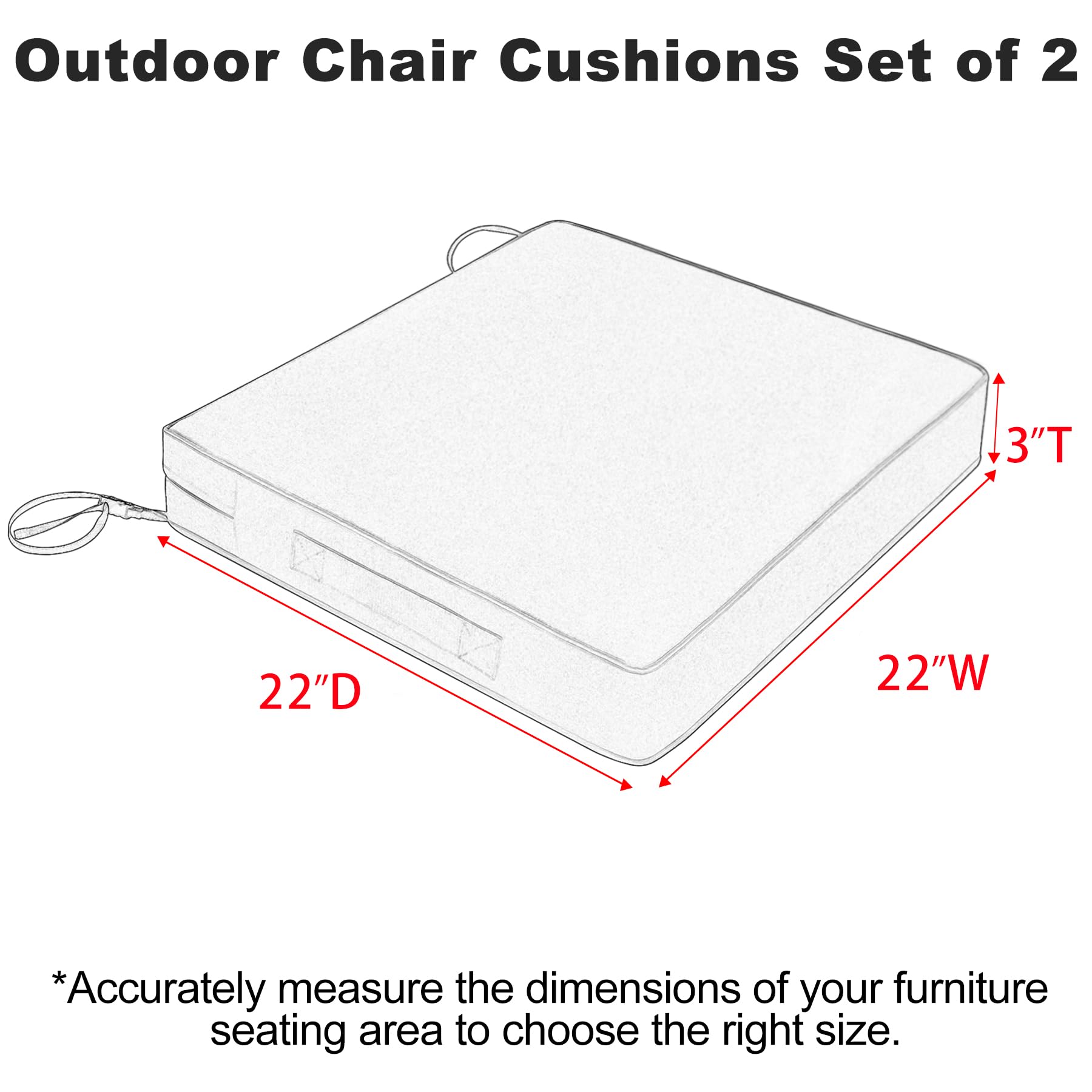 Favoyard side profile highlighting 3-inch sponge thickness for improved seating support