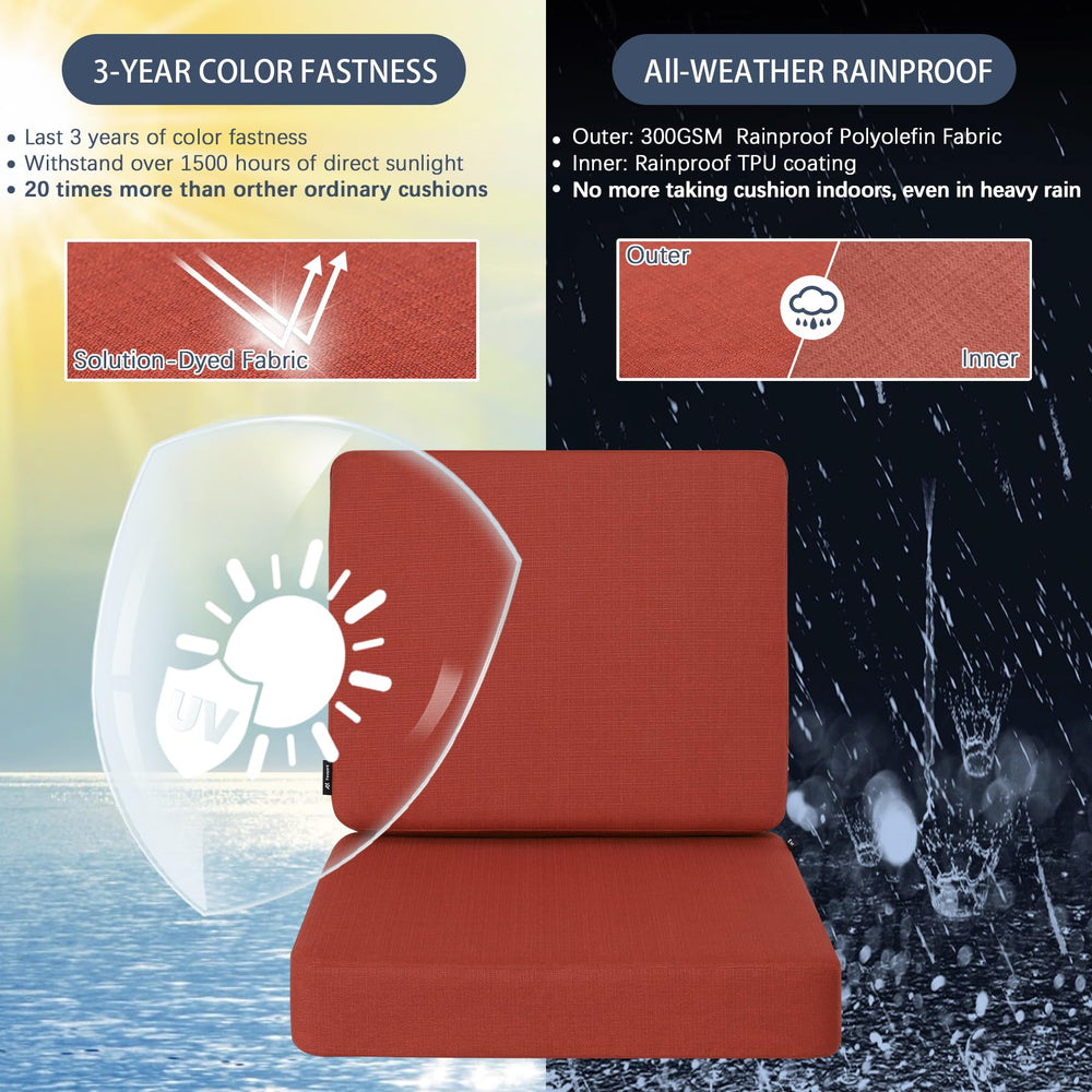 Favoyard side profile showing 3-inch thickness and supportive comfort benefit