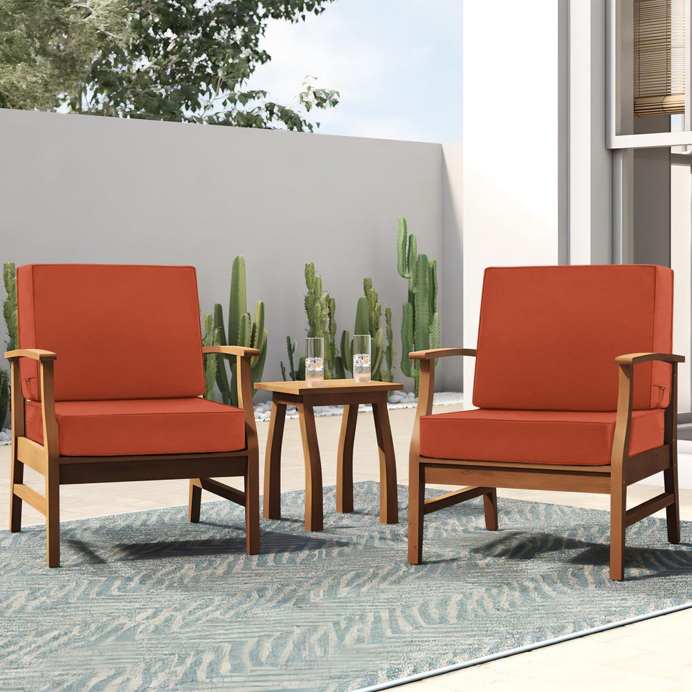 Favoyard cushion size compared on chair showing 19x19 seat and 19x16 back