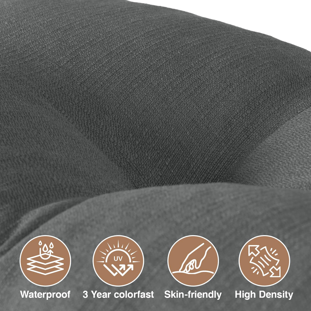 Favoyard water beading demonstration illustrates water-resistant fabric repels spills easily