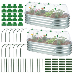 Fayoo front packaging showing two netting kits and included parts for quick installation