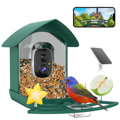Fazoxo front view feeder camera showing entrance and lens, clear observation benefit