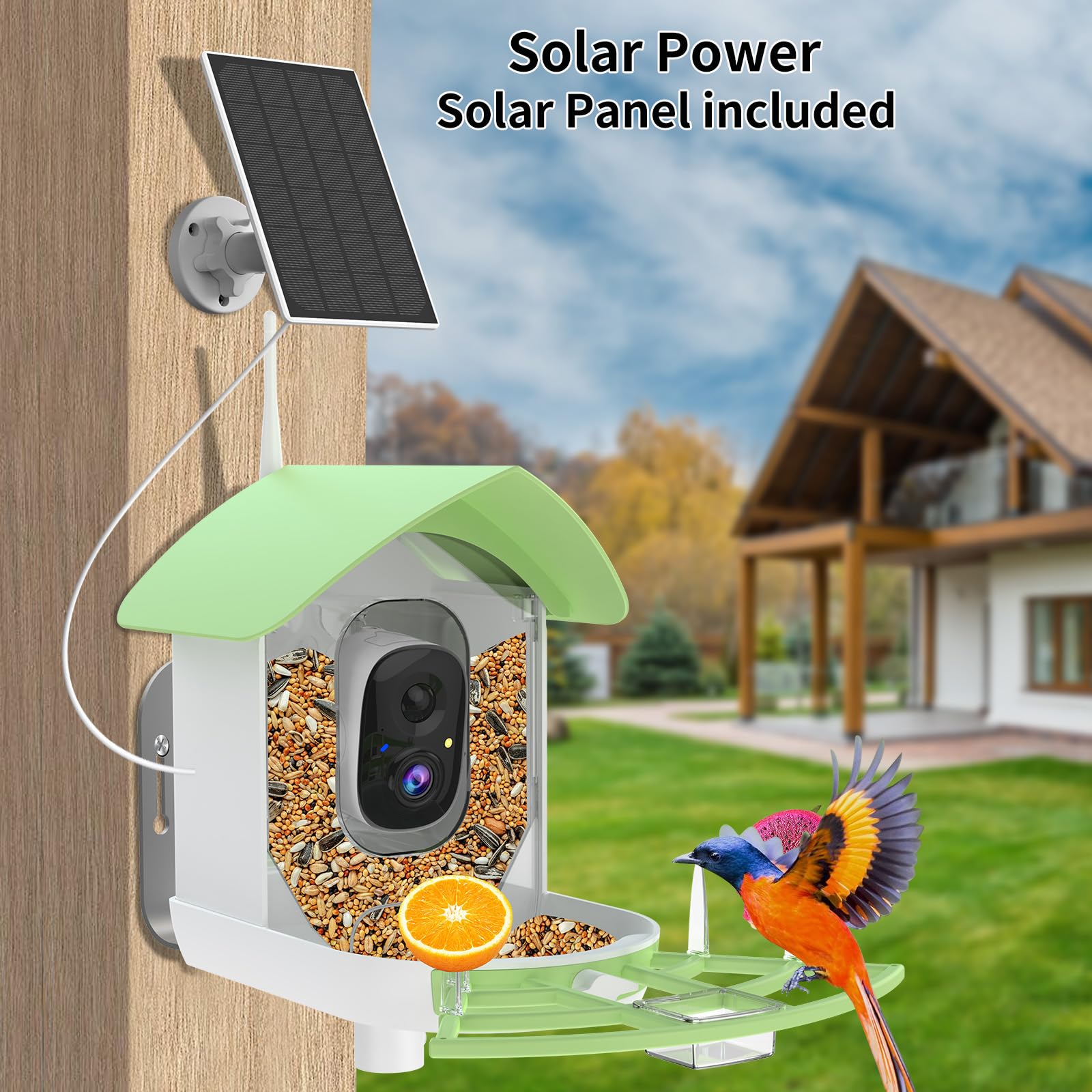 Fazoxo solar panel top angle showing renewable charging for long runtime