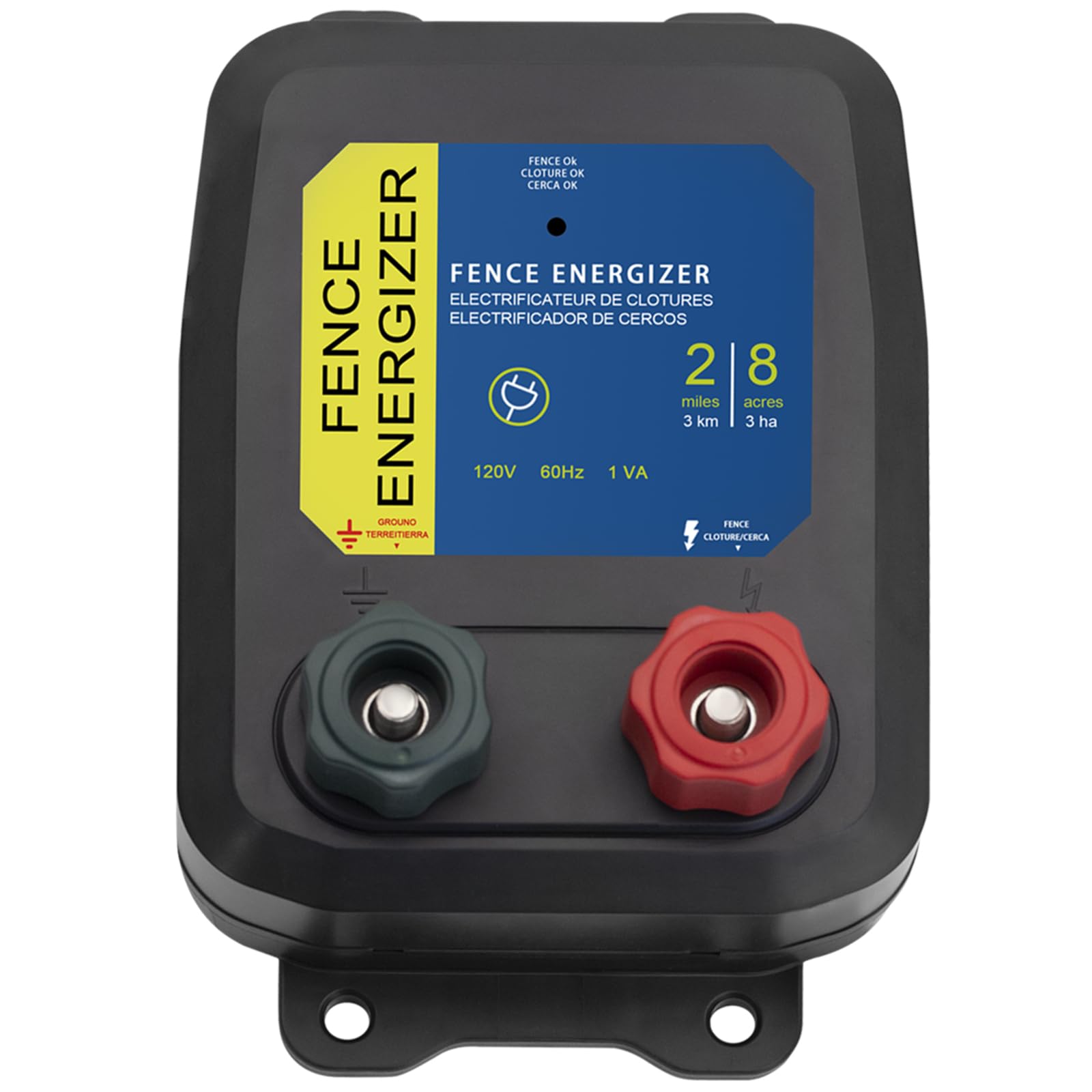 FBULWSEC front panel showing indicator light and controls for easy monitoring
