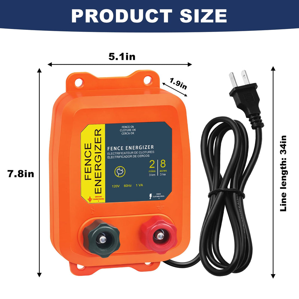 FBULWSEC plugged into outlet with indicator light on for reliable operation confirmation
