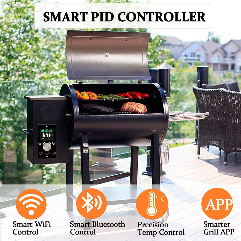 FCCUM shown on Smarter Grill app screen for remote temperature control benefit