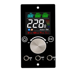 FCCUM front panel controller showing display and knobs for reliable control