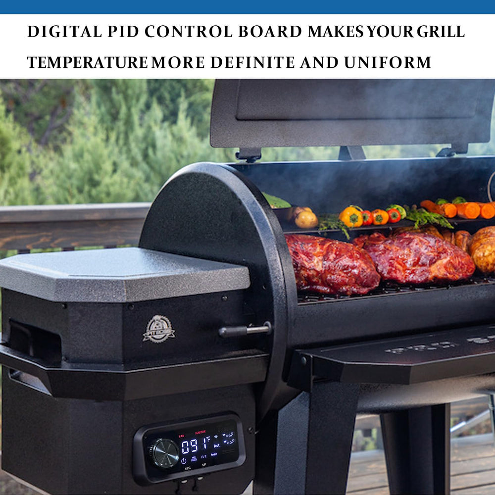 FCCUM in a backyard grill setup offering remote control convenience