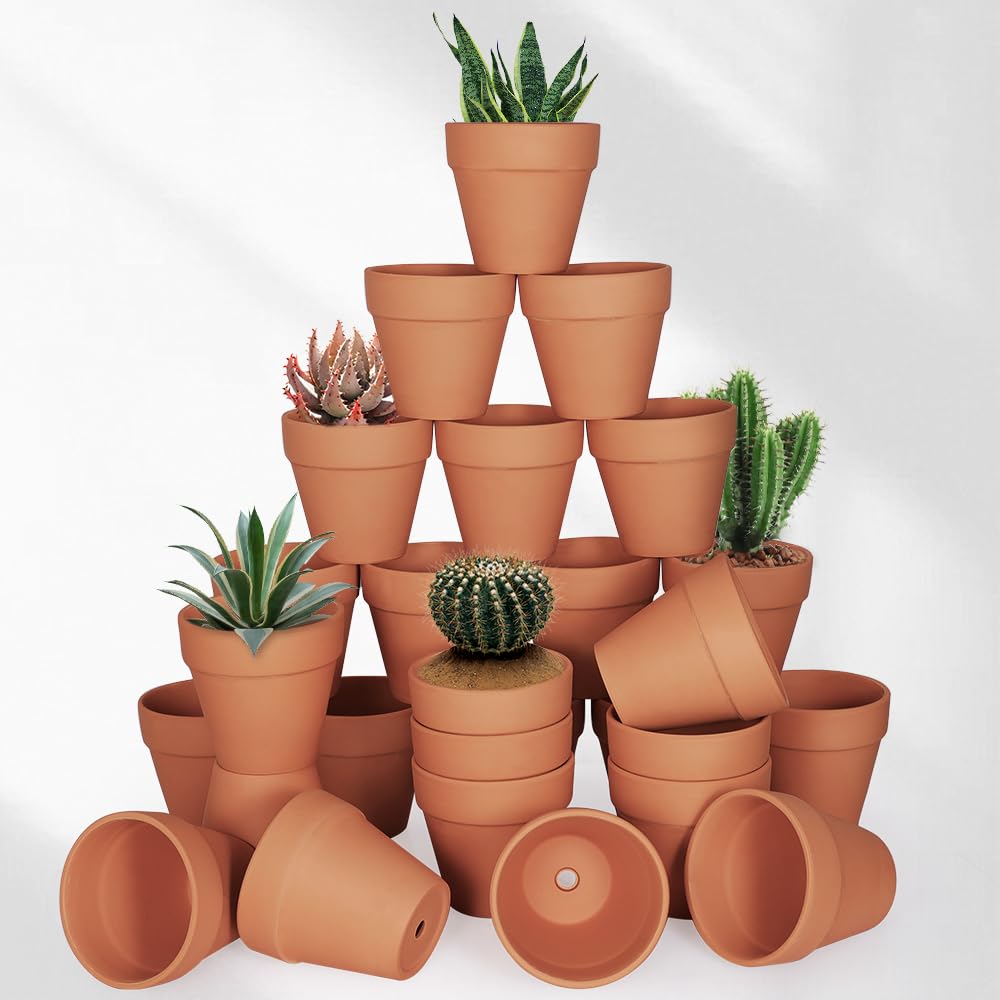 FCFKUK hand-painted terracotta pots as wedding centerpieces, stylish and customizable