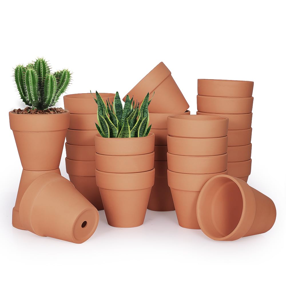 FCFKUK pot held in hand to show 4-inch scale, perfect for small plants