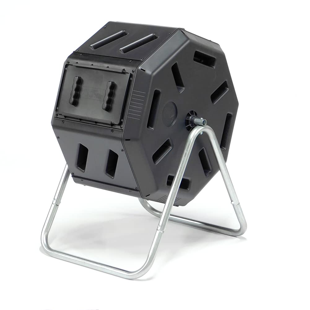 FCMP Outdoor IM2000 front view showing compact tumbler and stable frame, durable design benefit
