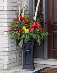 FCMP Outdoor top opening detail showing roomy 12.5-inch planter opening for larger plants
