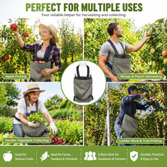 FCOUIID adjustable cross-back harness and waist straps easing shoulder and neck strain