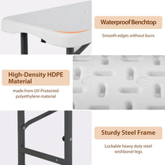 FDW bench close-up of safety lock and metal leg secure stability for users