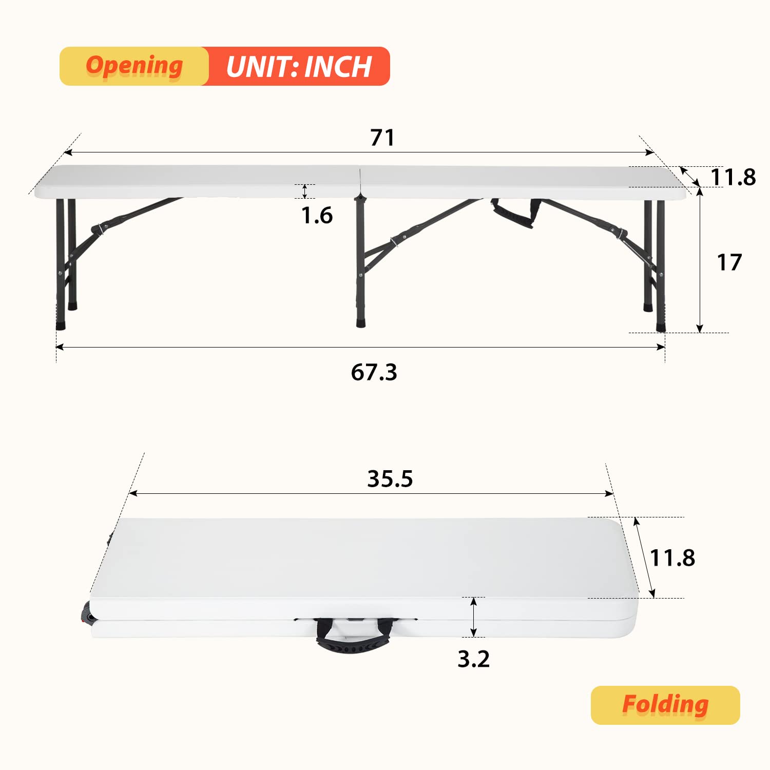 FDW two benches packed in a car trunk illustrating space-saving portability