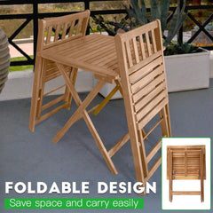 FDW chair seat detail highlighting slatted comfort and durable wood construction