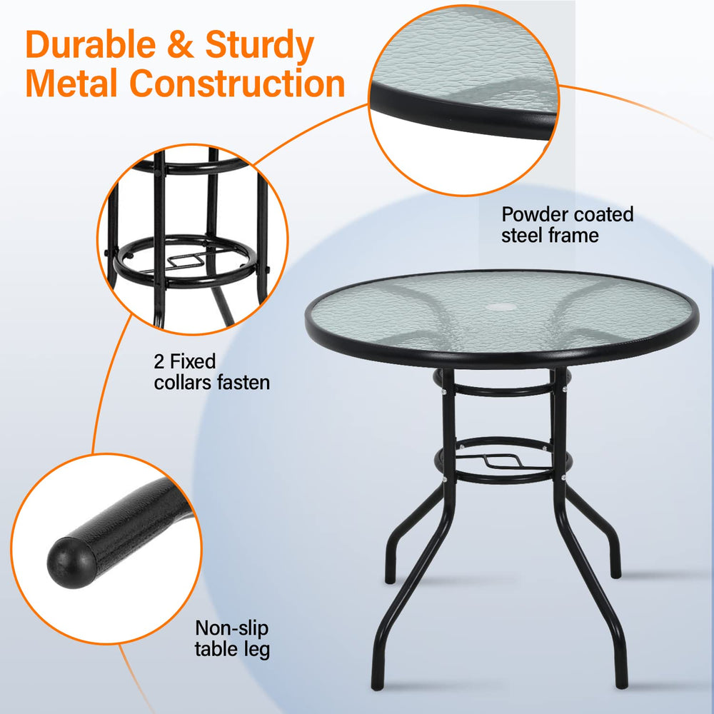 FDW tempered glass top close-up highlighting smooth wipe-clean surface