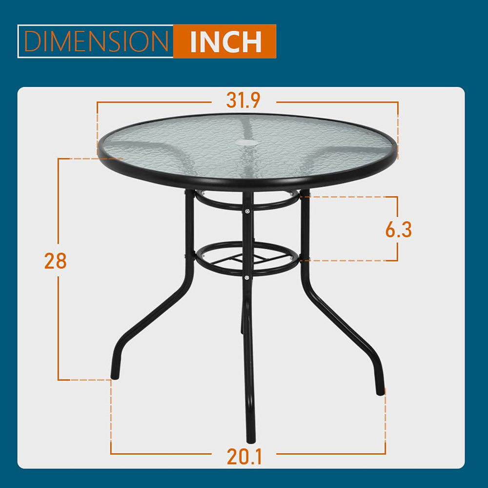 FDW styled on a balcony with dining setup showing small-space appeal