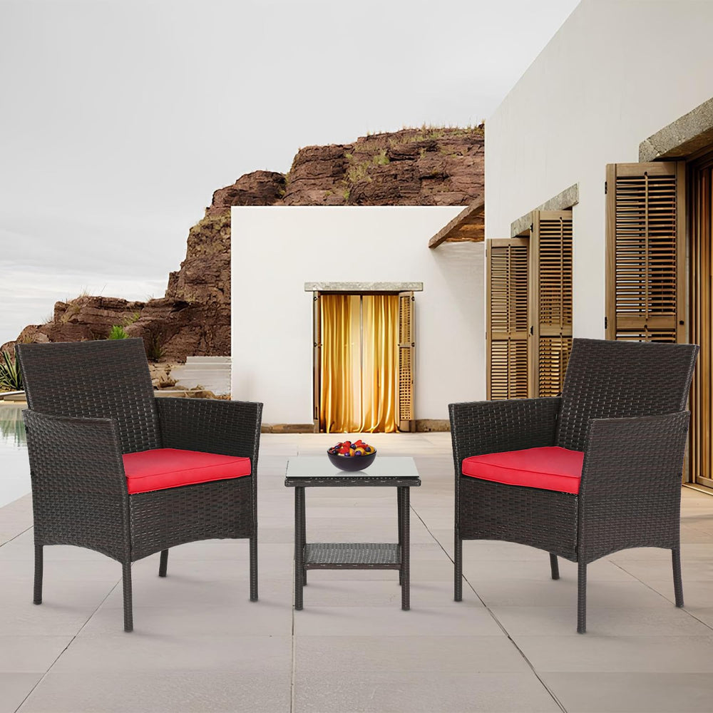 FDW lifestyle patio setting displaying set used for morning coffee and relaxation