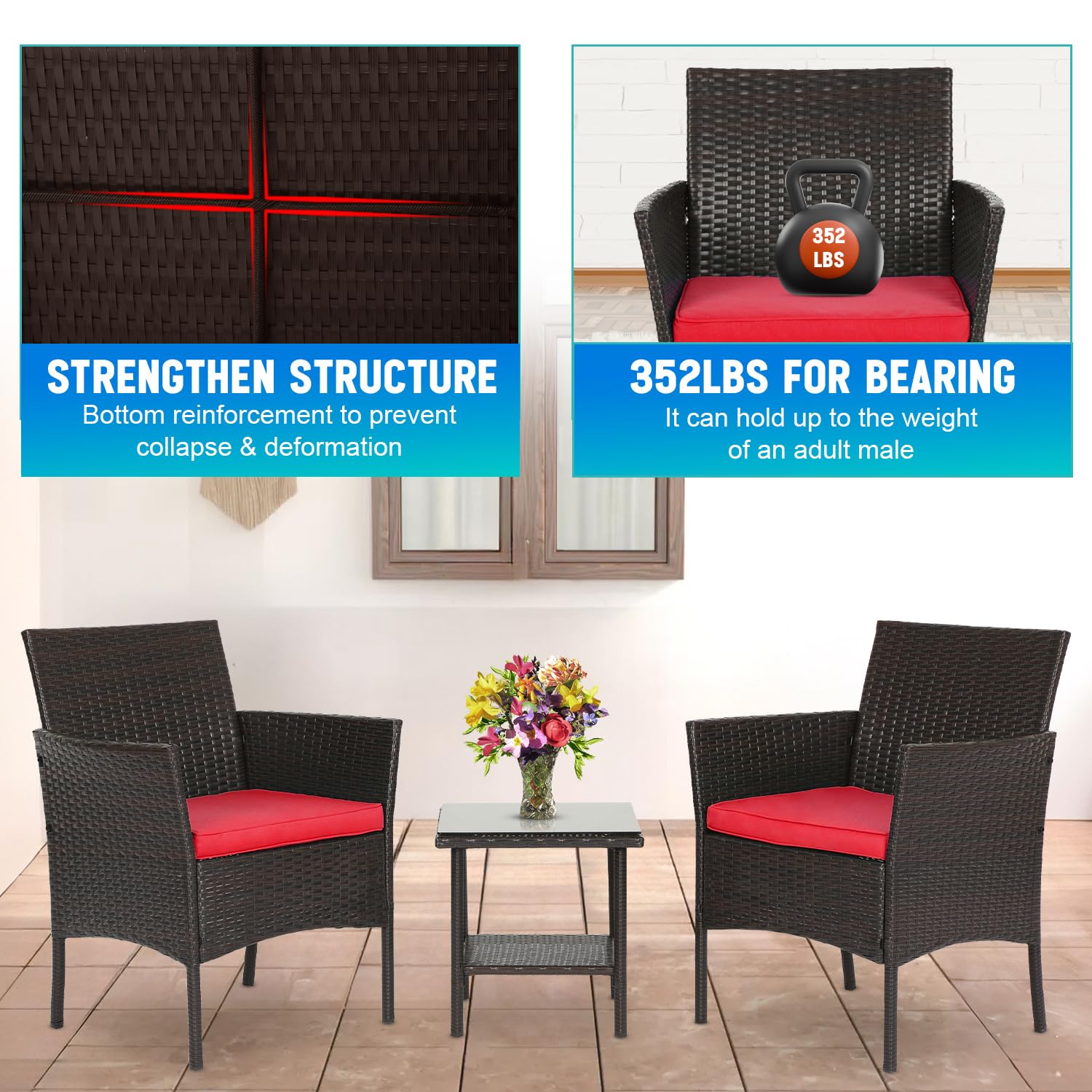 FDW set on balcony to show size and scale for small-space placement