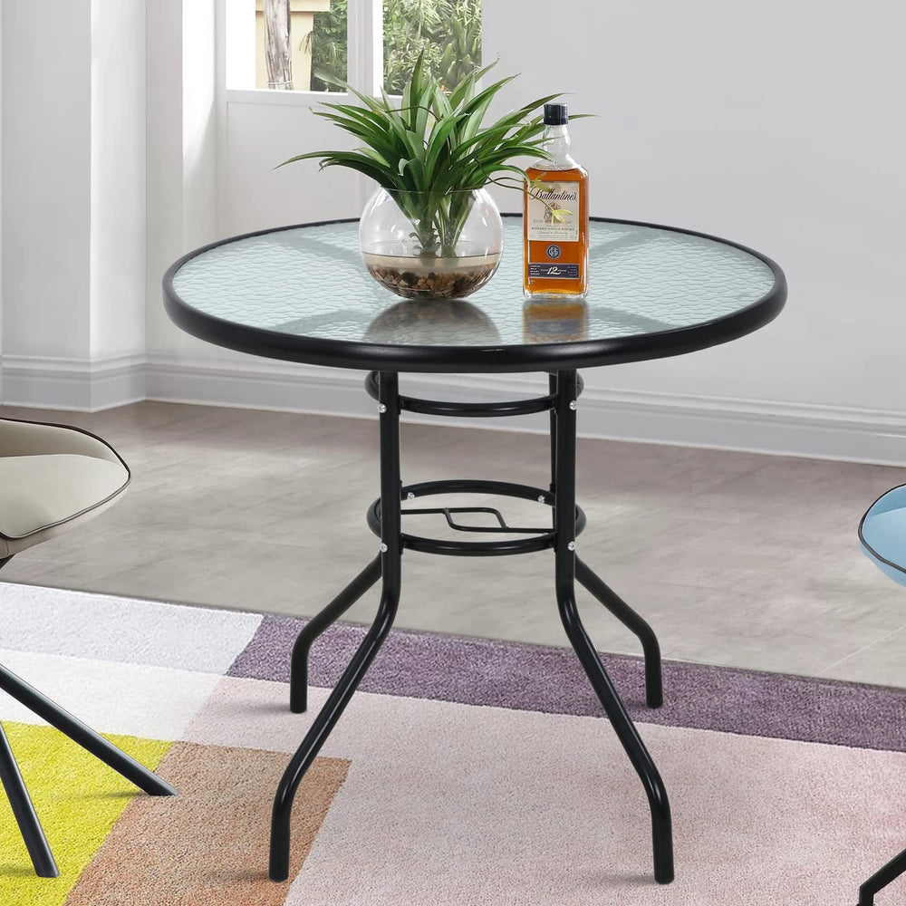 FDW table with chairs for scale showing compact footprint benefit