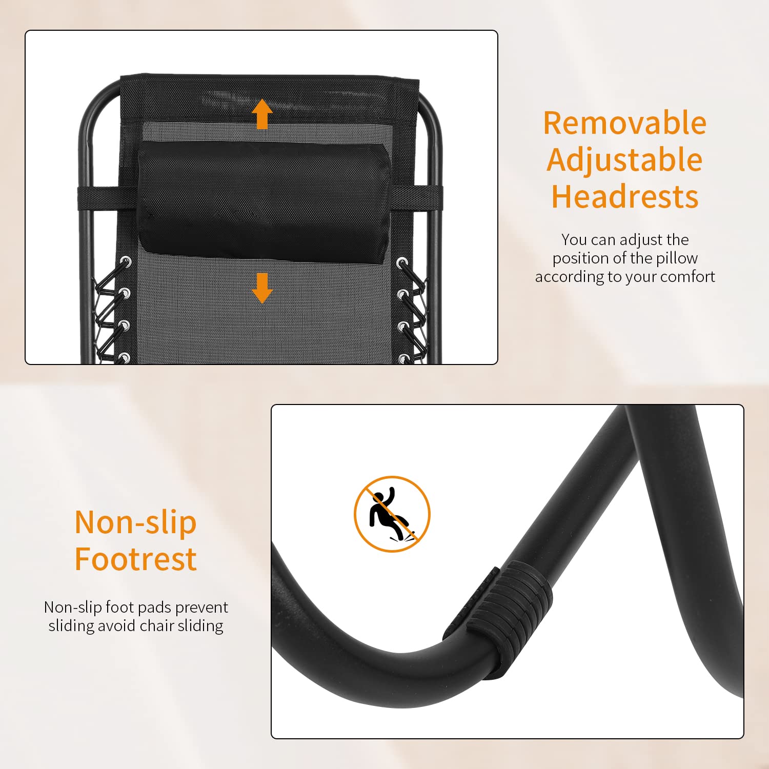 FDW side profile in reclined position showing balanced zero-gravity posture and stable lock