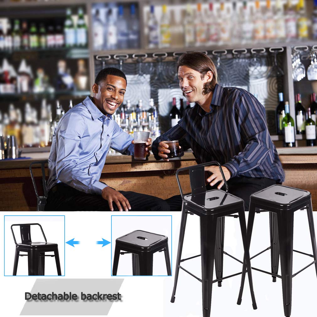 FDW stools stacked to save space, demonstrating compact storage benefit