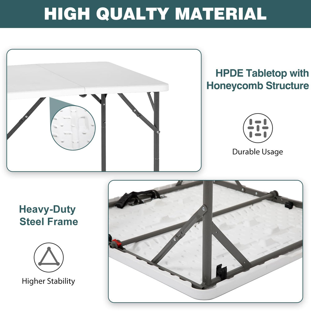 FDW white tabletop close-up showing wipe-clean texture and stain resistance