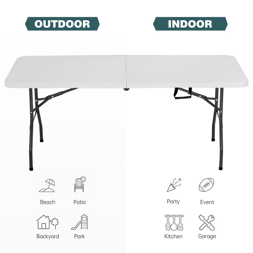 FDW table supporting heavy load illustrating 500 lb capacity and strength